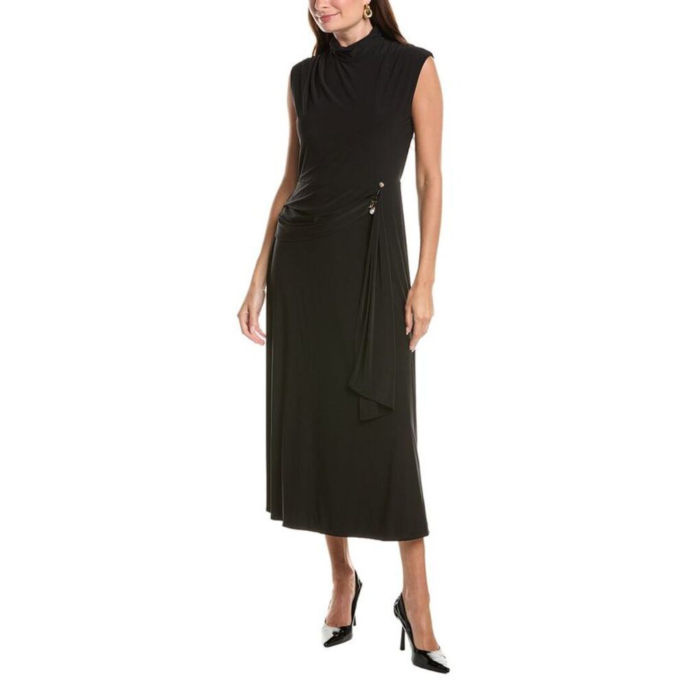 Taylor Womens  Sleeveless Midi Dress, Black